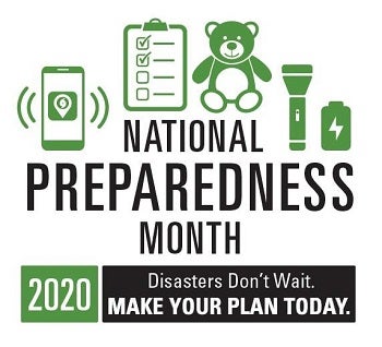 September is national preparedness month.